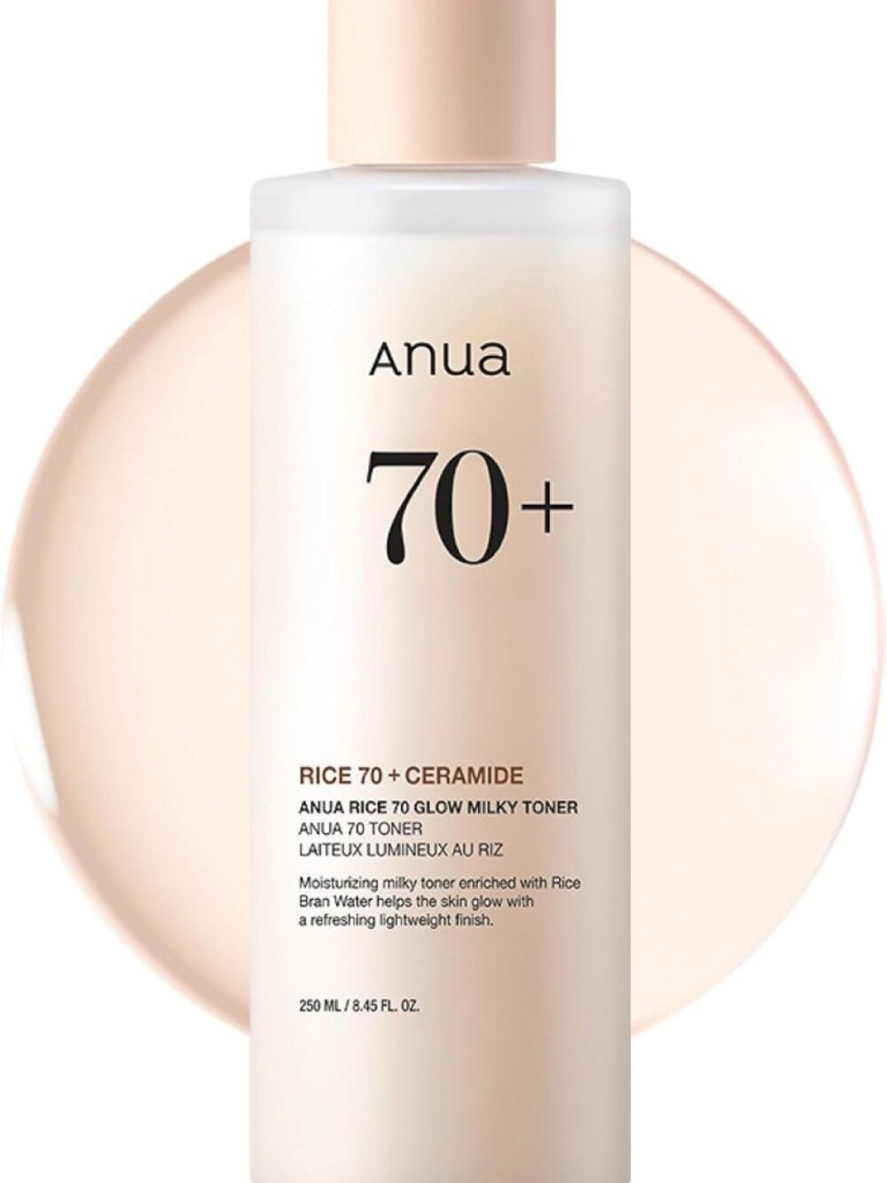 Glow Milky Toner for Dewy Skin, Hydrating Rice Water & Niacinamide